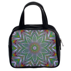 Abstract Art Colorful Texture Classic Handbag (two Sides) by Simbadda