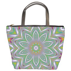 Abstract Art Colorful Texture Bucket Bag by Simbadda