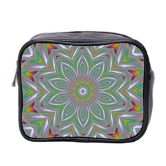 Abstract Art Colorful Texture Mini Toiletries Bag (two Sides) by Simbadda