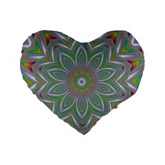 Abstract Art Colorful Texture Standard 16  Premium Heart Shape Cushions