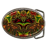 Fractal Art Artwork Design Belt Buckles Front