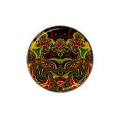 Fractal Art Artwork Design Hat Clip Ball Marker by Simbadda