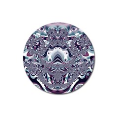 Pattern Fractal Art Artwork Design Magnet 3  (round) by Simbadda