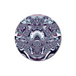 Pattern Fractal Art Artwork Design Magnet 3  (Round) Front