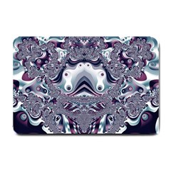 Pattern Fractal Art Artwork Design Small Doormat  by Simbadda