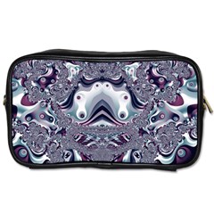 Pattern Fractal Art Artwork Design Toiletries Bag (one Side) by Simbadda