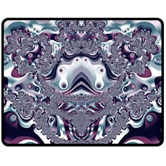 Pattern Fractal Art Artwork Design Double Sided Fleece Blanket (medium)  by Simbadda