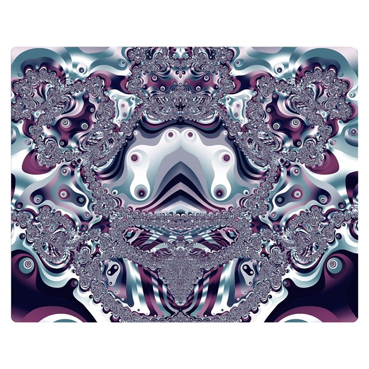 Pattern Fractal Art Artwork Design Double Sided Flano Blanket (Medium) 