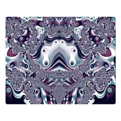 Pattern Fractal Art Artwork Design Double Sided Flano Blanket (large)  by Simbadda