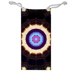 Mandala Art Design Pattern Jewelry Bag by Simbadda