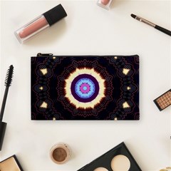 Mandala Art Design Pattern Cosmetic Bag (small) by Simbadda