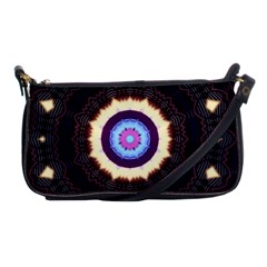 Mandala Art Design Pattern Shoulder Clutch Bag by Simbadda