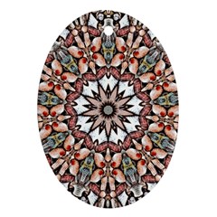 Abstract Art Texture Mandala Ornament (oval) by Simbadda