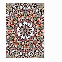 Abstract Art Texture Mandala Large Garden Flag (two Sides) by Simbadda