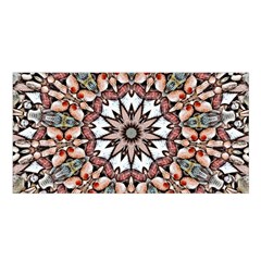 Abstract Art Texture Mandala Satin Shawl