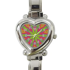 Pattern Art Abstract Art Abstract Background Heart Italian Charm Watch by Simbadda