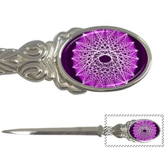 Mandala Mallow Circle Abstract Letter Opener by Simbadda