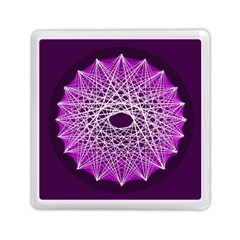 Mandala Mallow Circle Abstract Memory Card Reader (square) by Simbadda