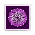 Mandala Mallow Circle Abstract Memory Card Reader (Square) Front