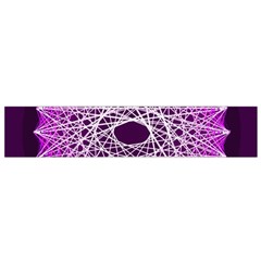 Mandala Mallow Circle Abstract Small Flano Scarf by Simbadda