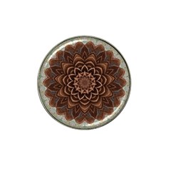 Abstract Art Texture Mandala Hat Clip Ball Marker (4 Pack) by Simbadda