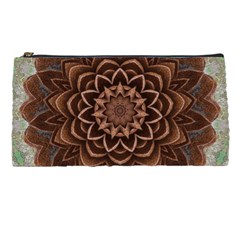 Abstract Art Texture Mandala Pencil Cases by Simbadda