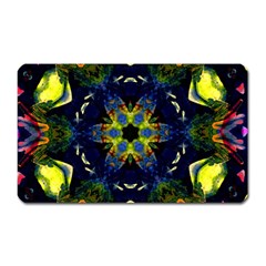 Chakra Art Healing Mandala Magnet (rectangular) by Simbadda