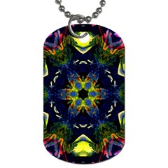 Chakra Art Healing Mandala Dog Tag (one Side) by Simbadda