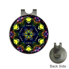 Chakra Art Healing Mandala Hat Clips With Golf Markers by Simbadda