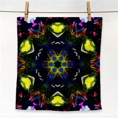 Chakra Art Healing Mandala Face Towel by Simbadda