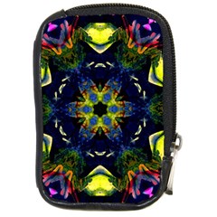 Chakra Art Healing Mandala Compact Camera Leather Case by Simbadda