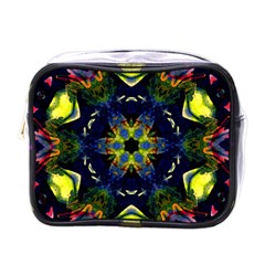 Chakra Art Healing Mandala Mini Toiletries Bag (one Side) by Simbadda