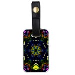 Chakra Art Healing Mandala Luggage Tags (One Side)  Front