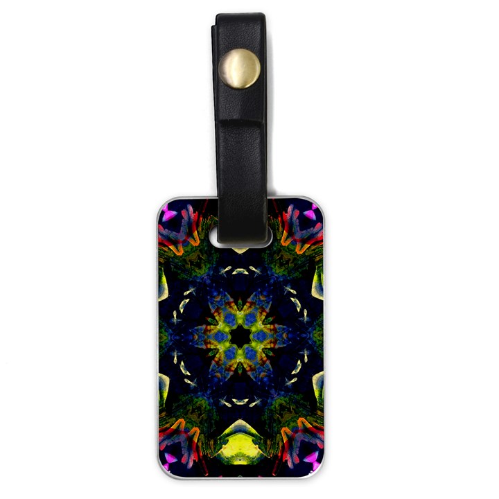 Chakra Art Healing Mandala Luggage Tags (One Side) 