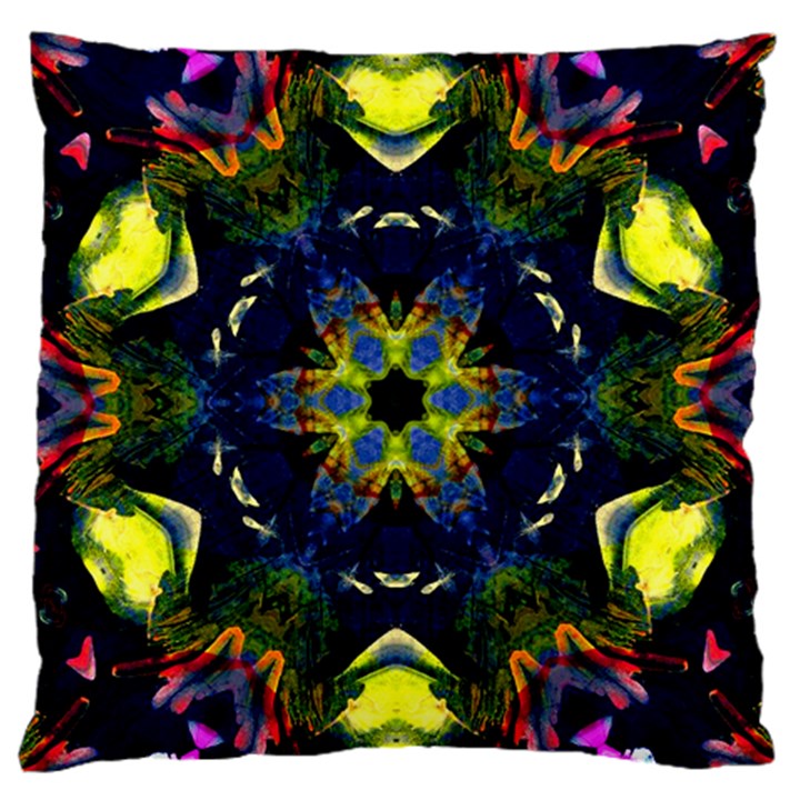 Chakra Art Healing Mandala Large Cushion Case (Two Sides)