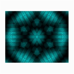 Abstract Pattern Black Green Small Glasses Cloth by Simbadda