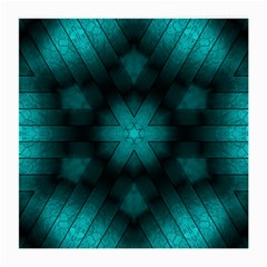 Abstract Pattern Black Green Medium Glasses Cloth by Simbadda