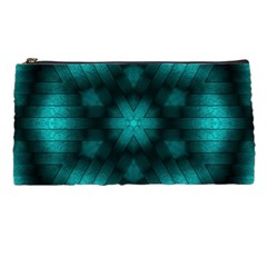 Abstract Pattern Black Green Pencil Cases by Simbadda