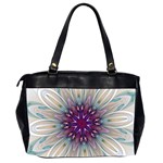 Mandala Kaleidoscope Ornament Oversize Office Handbag (2 Sides) Back