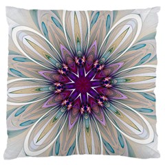 Mandala Kaleidoscope Ornament Standard Flano Cushion Case (one Side) by Simbadda