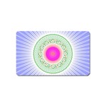 Flower Abstract Floral Magnet (Name Card) Front