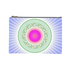 Flower Abstract Floral Cosmetic Bag (large) by Simbadda