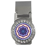 Mandala Art Design Pattern Money Clips (CZ)  Front