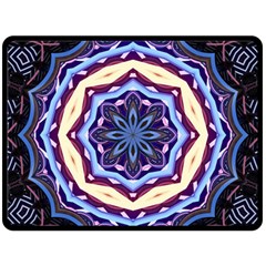 Mandala Art Design Pattern Fleece Blanket (large)  by Simbadda