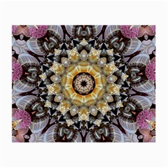 Abstract Art Texture Mandala Small Glasses Cloth (2-side) by Simbadda