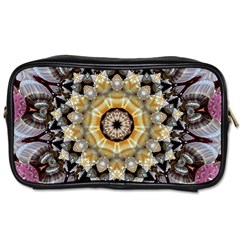 Abstract Art Texture Mandala Toiletries Bag (one Side) by Simbadda