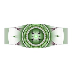 Ractal Mandala Green Purple Stretchable Headband by Simbadda