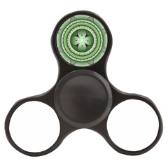 Ractal Mandala Green Purple Finger Spinner by Simbadda