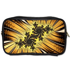 Fractal Art Colorful Pattern Toiletries Bag (one Side) by Simbadda