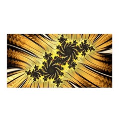 Fractal Art Colorful Pattern Satin Wrap